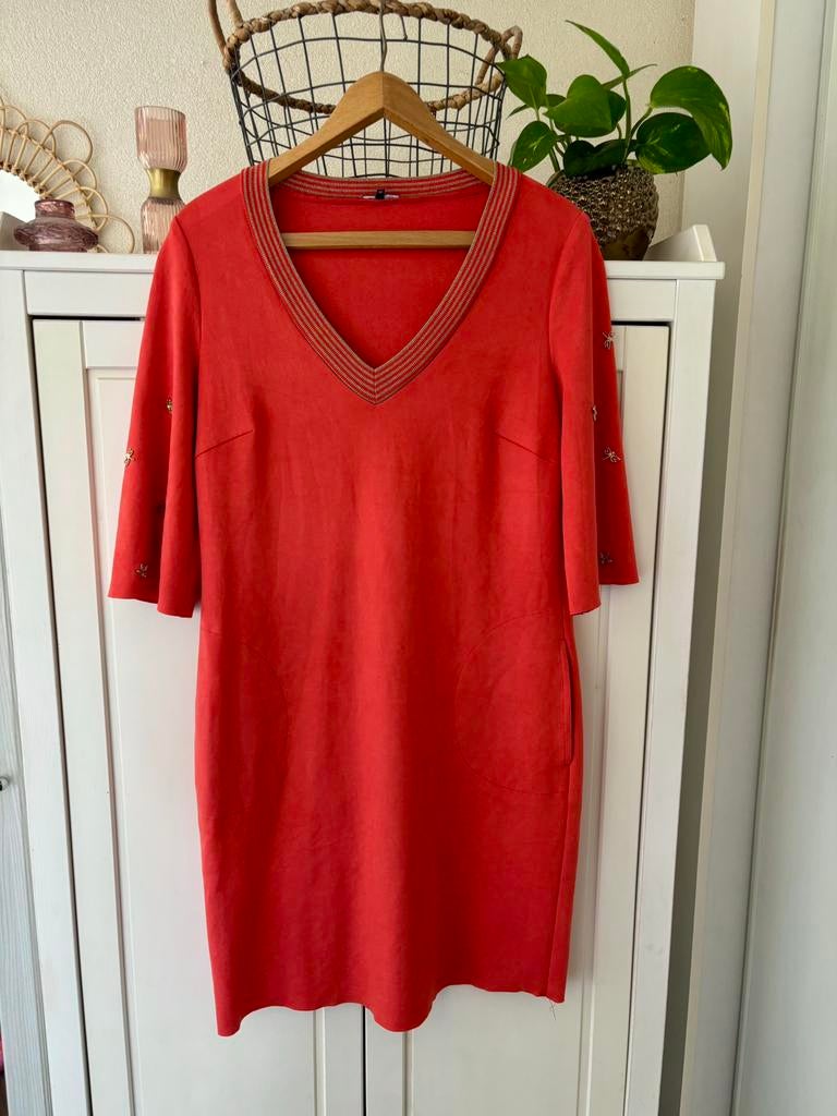 Caroline Biss jurk maat 36, Oranje, Ophalen of Verzenden, Zo goed als nieuw, Maat 36 (S)