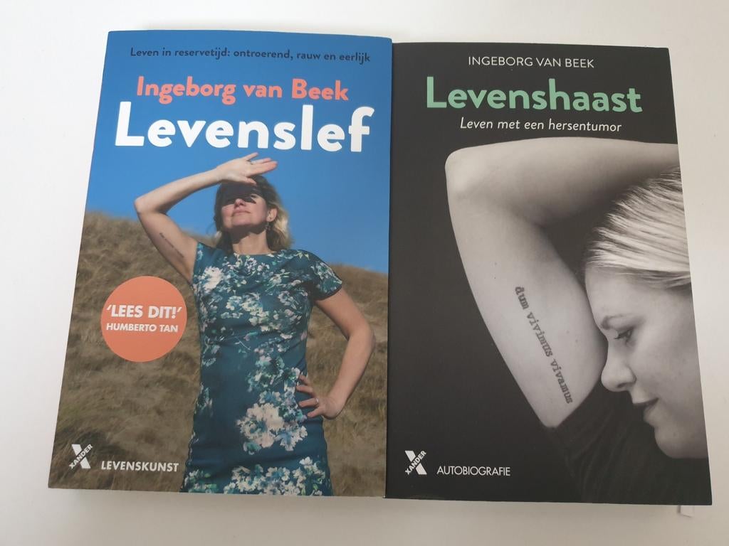 Ingeborg van Beek: Levenslef & Levenshaast (2 boeken), Ophalen of Verzenden, Gelezen, Ingeborg van Beek