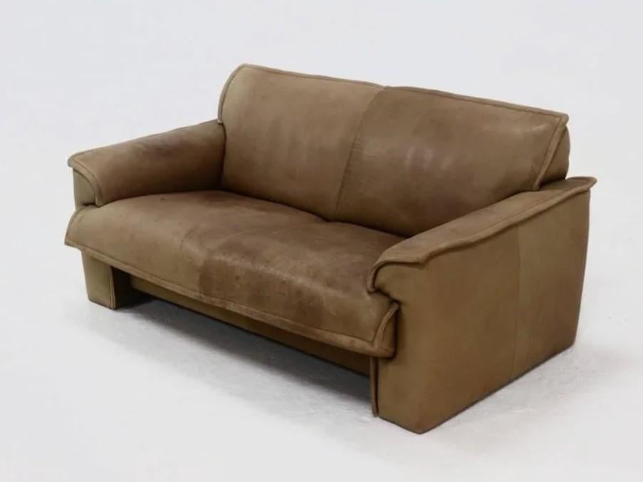 Leolux nekleren 2 zitsbank '70 vintage tweezitsbank, Ophalen, Gebruikt, 150 tot 200 cm, Tweepersoons