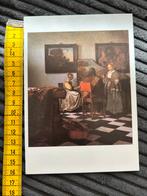 696. Kunstkaart Jan Vermeer, Ophalen of Verzenden, Ongelopen