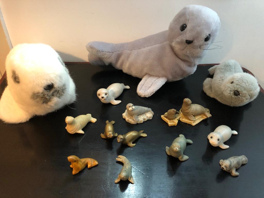 Verzameling zeehonden / zeeleeuwen 15 dlg, Verzamelen, Dierenverzamelingen, Ophalen of Verzenden, Zo goed als nieuw, Wild dier