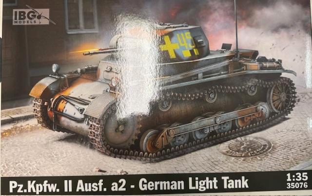 Coelianmodels, IBG, 35076, Pz.Kpfw. II A2, 1/35, € 44,99, Hobby en Vrije tijd, Modelbouw | Auto's en Voertuigen, Nieuw, Tank, 1:32 tot 1:50
