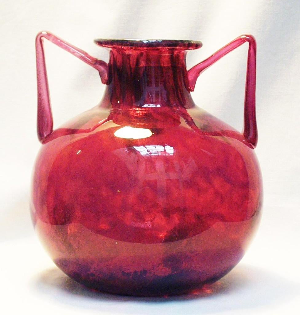 Art Deco Amphora vaas - Daum Nancy., Antiek en Kunst, Antiek | Glas en Kristal, Ophalen of Verzenden