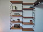 Vintage wandrek teak hout | boekenrek, Ophalen of Verzenden, Gebruikt