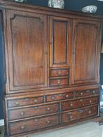 Antieke eiken kast, Huis en Inrichting, Kasten | Buffetkasten, Ophalen, Gebruikt, 25 tot 50 cm, 150 tot 200 cm