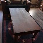 Indiase houten salontafel landelijk koloniaal, Ophalen, 100 tot 150 cm, 50 tot 100 cm, Minder dan 50 cm