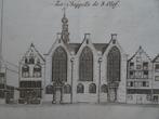 Gravures 2 stuks Olofskapel Nieuwe kapel Amsterdam, 1720, Verzenden