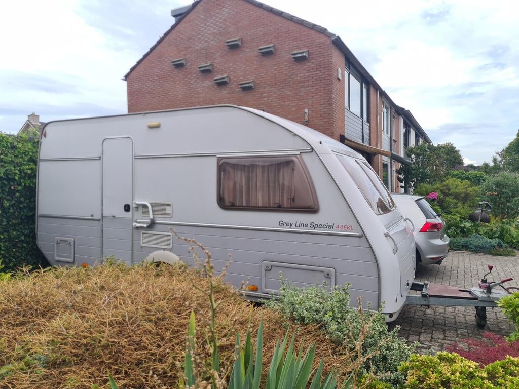 Kip Grey Line Special 44 EKL Caravan bj 2005, Caravans en Kamperen, Koelkast, Rondzit, Kip, Particulier
