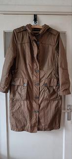 Creenstone lange bruine regenjas maat 42, Bruin, Creenstone, Maat 42/44 (L), Ophalen of Verzenden