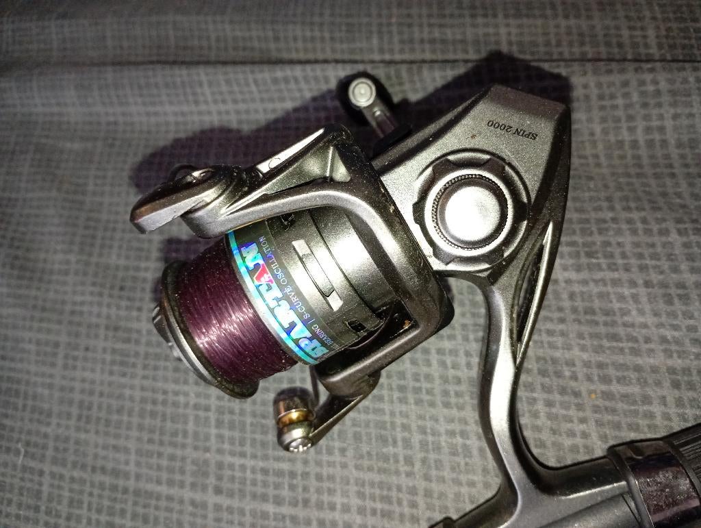 Spartan allround 40 spinhengel, Watersport en Boten, Hengelsport | Roofvissen, Ophalen, Gebruikt, Werphengel