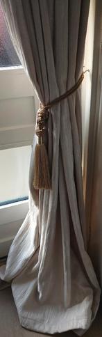 Jacquard gordijnen, Luxe / chique, Crème, 200 cm of meer, Nieuw