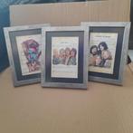 Muziekkaarten in lijst: Bowie, Rolling Stones, Led Zeppelin, Verzamelen, Ophalen of Verzenden, Zo goed als nieuw, Foto of Kaart