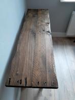 Landelijke robuuste sidetable - tv-meubel in oud bruin, Ophalen