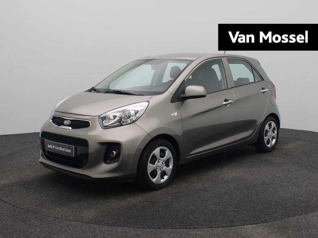 Kia Picanto 1.2 CVVT DynamicLine Automaat | Airco | Cruise C, Auto's, 12 maanden, Gebruikt, 4 cilinders, Origineel Nederlands