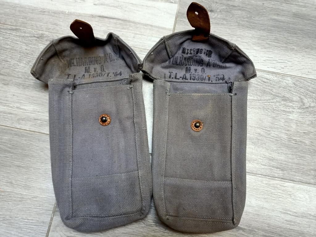 Brentassen 1930 ,Ammo Pouch, Munitie tas, Ophalen of Verzenden, Nederland, Hulzen of Bodemvondsten