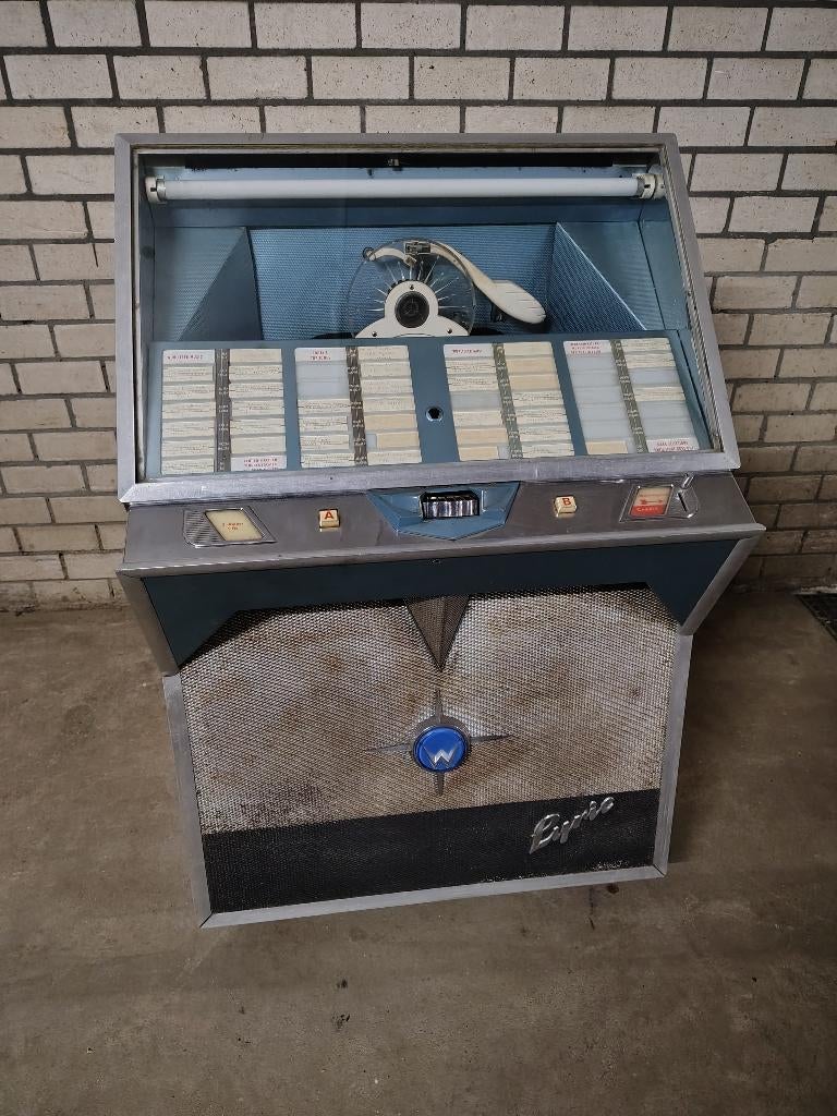 Wurlitzer Lyric E/ Kieswiel (1963) jukebox /opknapper !!, Verzamelen, Automaten | Jukeboxen, Ophalen, Gebruikt, 1950 tot 1960