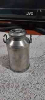 Vintage Campina tinnen melkbusje - 12cm hoog, Ophalen of Verzenden
