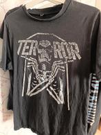 Terror T-shirt, Ophalen of Verzenden, Gedragen, Maat 46 (S) of kleiner, Zwart