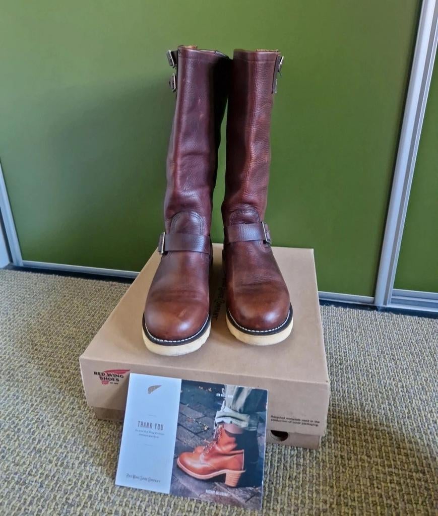 Red Wing laarzen maat 6,5/40. Engineer boot, Kleding | Dames, Hoge laarzen, Bruin, Ophalen of Verzenden, Red Wing
