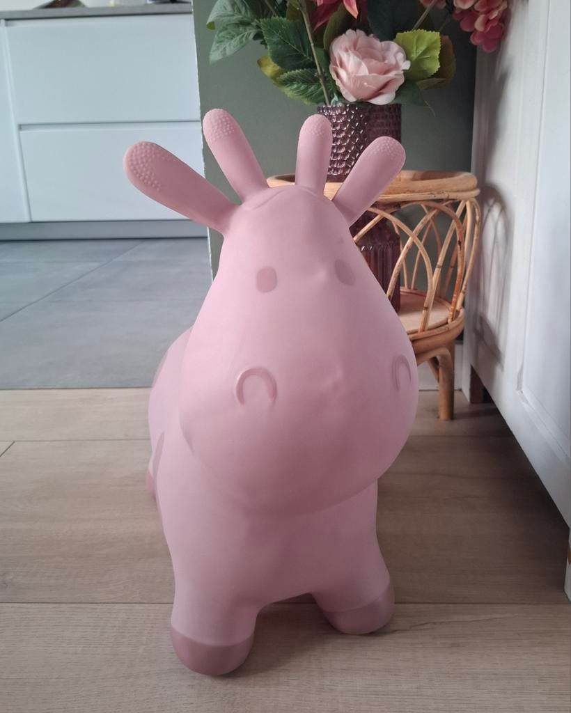 Roze skippy dier, Ophalen, Meisje