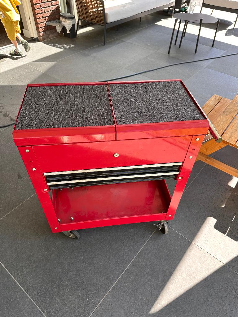 Gereedschapskar, Ophalen, Gebruikt