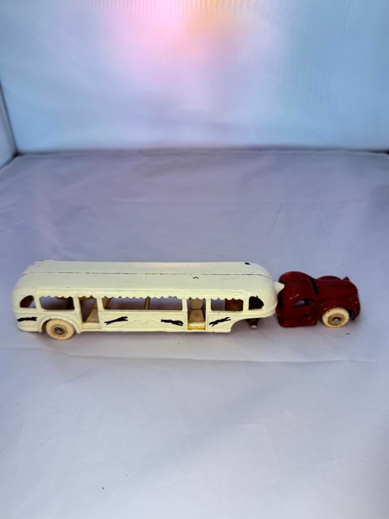 Antieke Arcade GMC Greyhound bus gietijzer, Ophalen of Verzenden