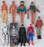 Negen stuks Action Man Spiderman Stormtrooper. Mattel Hasbro, Ophalen of Verzenden, Gebruikt