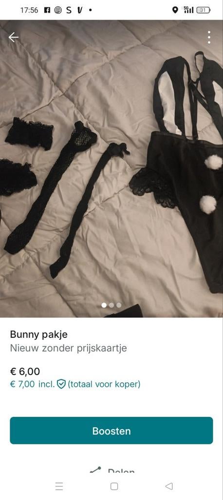 Bunny pakje xl, Ophalen of Verzenden, Nieuw