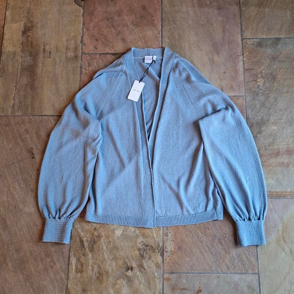 Blauwe Djoeke Cardigan van Knit-ted maat XL, Blauw, Maat 46/48 (XL) of groter, Knit-ted, Nieuw