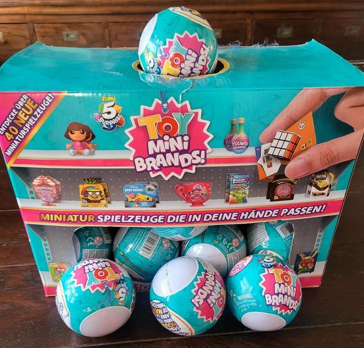 Toy Mini Brands, verrassingsballen, 23 plus doos, Kinderen en Baby's, Speelgoed | Overig, Nieuw, Jongen of Meisje, Ophalen of Verzenden