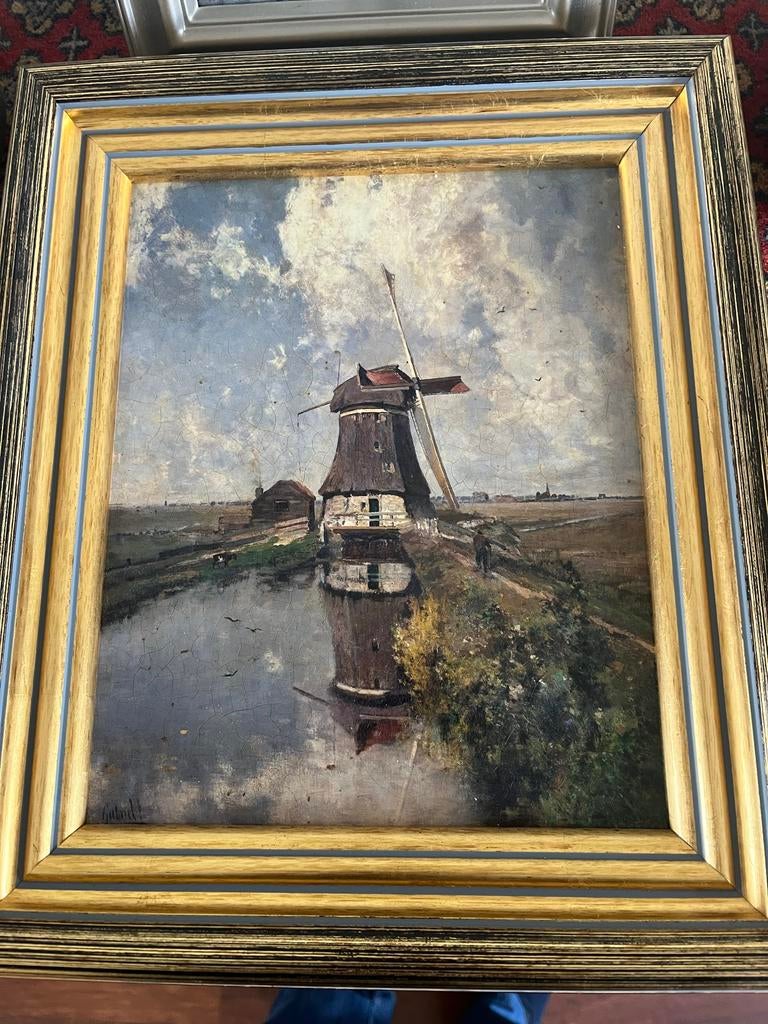Olieverf reproductie van Paul Joseph Constantin Gabriël, Antiek en Kunst, Kunst | Schilderijen | Klassiek, Ophalen of Verzenden