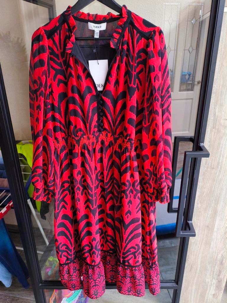 Yoek jurk 46, Kleding | Dames, Jurken, Yoek, Zwart, Maat 46/48 (XL) of groter, Nieuw