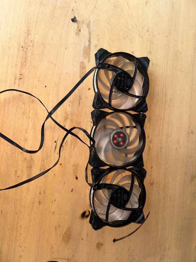 Cooler Master fans (3 stuks), Ophalen, Gebruikt, Luchtkoeling