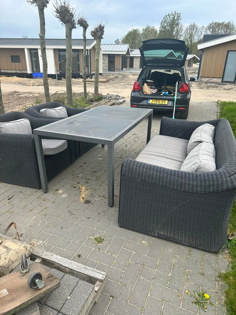 Loungeset bois le duc, Tuin en Terras, Ophalen of Verzenden, Zo goed als nieuw, Bank