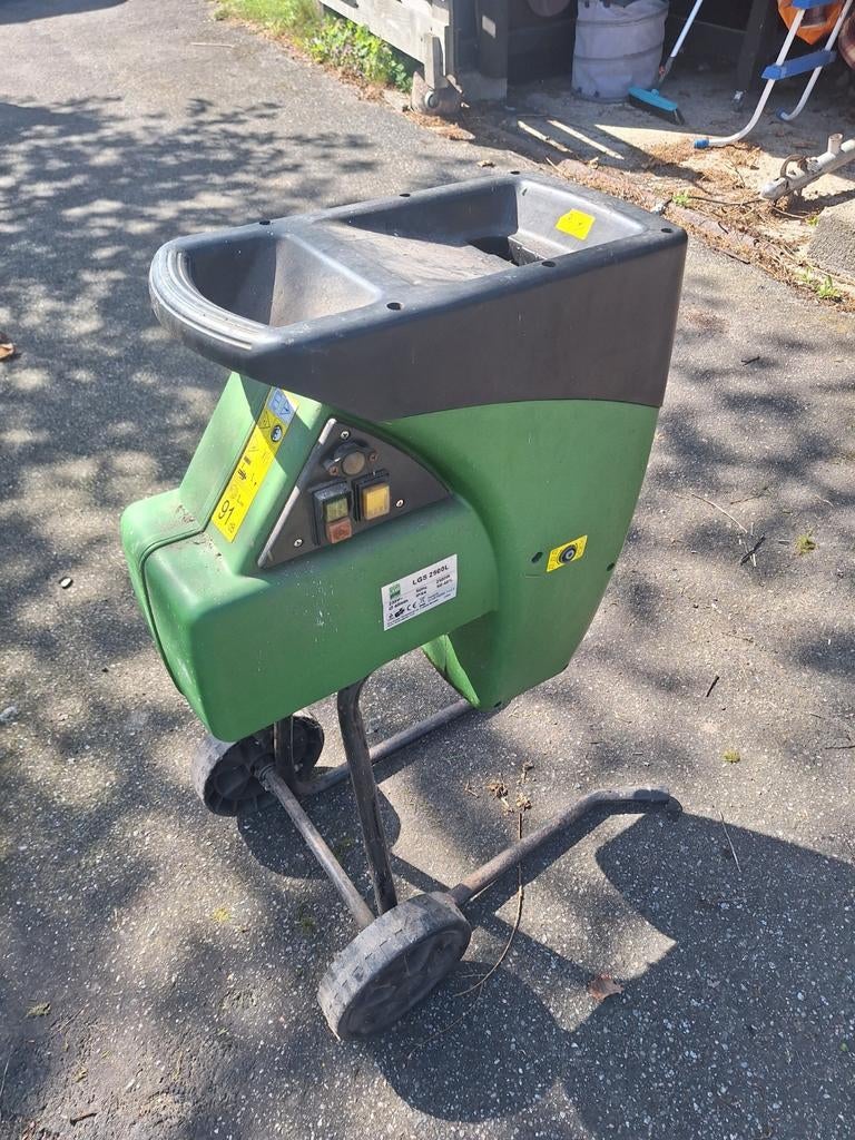 Hakselaar LGS 2500L - Krachtige Elektrische Tuinhakselaar, Ophalen, Gebruikt, Elektrisch, LGS