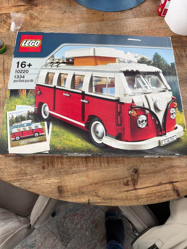 LEGO Creator Expert Volkswagen T1 Camperbus (10220), Overige merken, Gebruikt, Auto, Groter dan 1:32