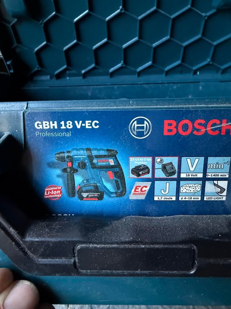 Bosch Professional 18V gereedschap, Gebruikt, Boor- en/of Breekhamer, Ophalen of Verzenden, Minder dan 400 watt