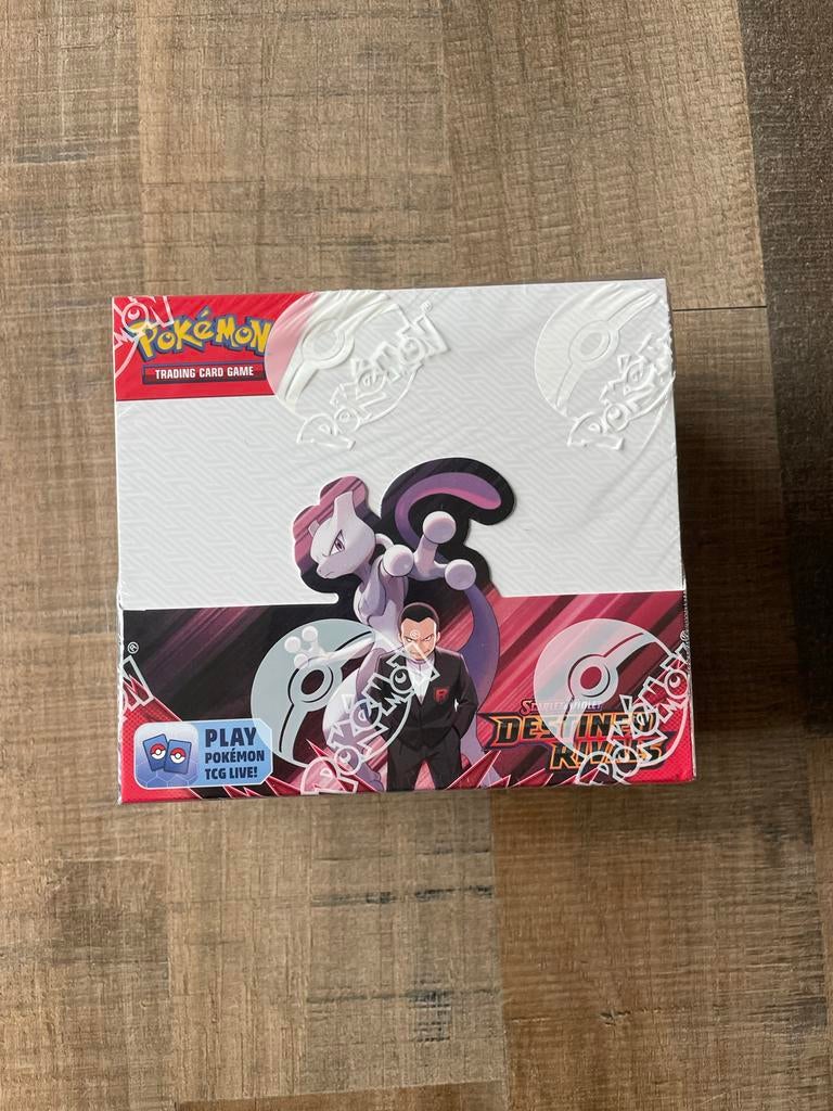 Pokémon TCG: Scarlet & Violet Destined Rivals Booster Box, Hobby en Vrije tijd, Verzamelkaartspellen | Pokémon, Ophalen of Verzenden