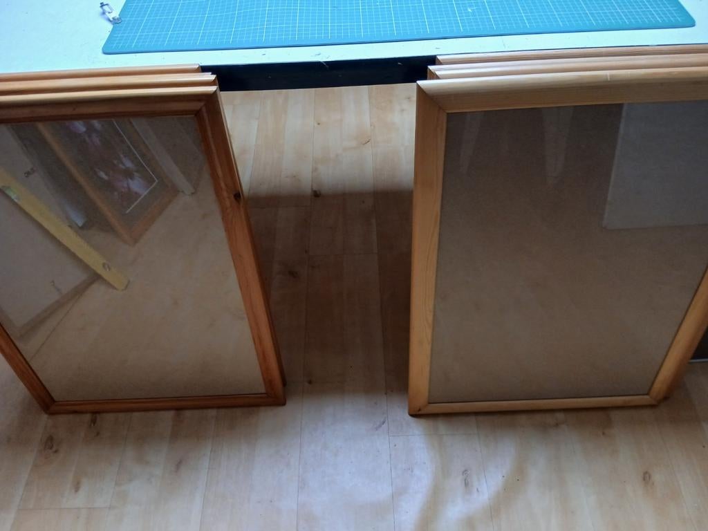 24 Fotolijsten - verschillende maten - hout en aluminium, Huis en Inrichting, Woonaccessoires | Lijsten, Ophalen, Zo goed als nieuw