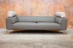 Refurbished zeldzame Leolux Howlo leren designbank verstelb, Leolux, Leolux, Driepersoons, 75 tot 100 cm