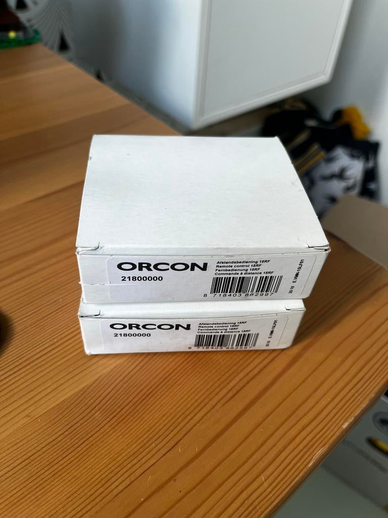 2x Orcon afstandsbediening 15RF nieuw in doos, Doe-het-zelf en Verbouw, Ventilatie en Afzuiging, Ophalen of Verzenden, Nieuw, Afzuiger