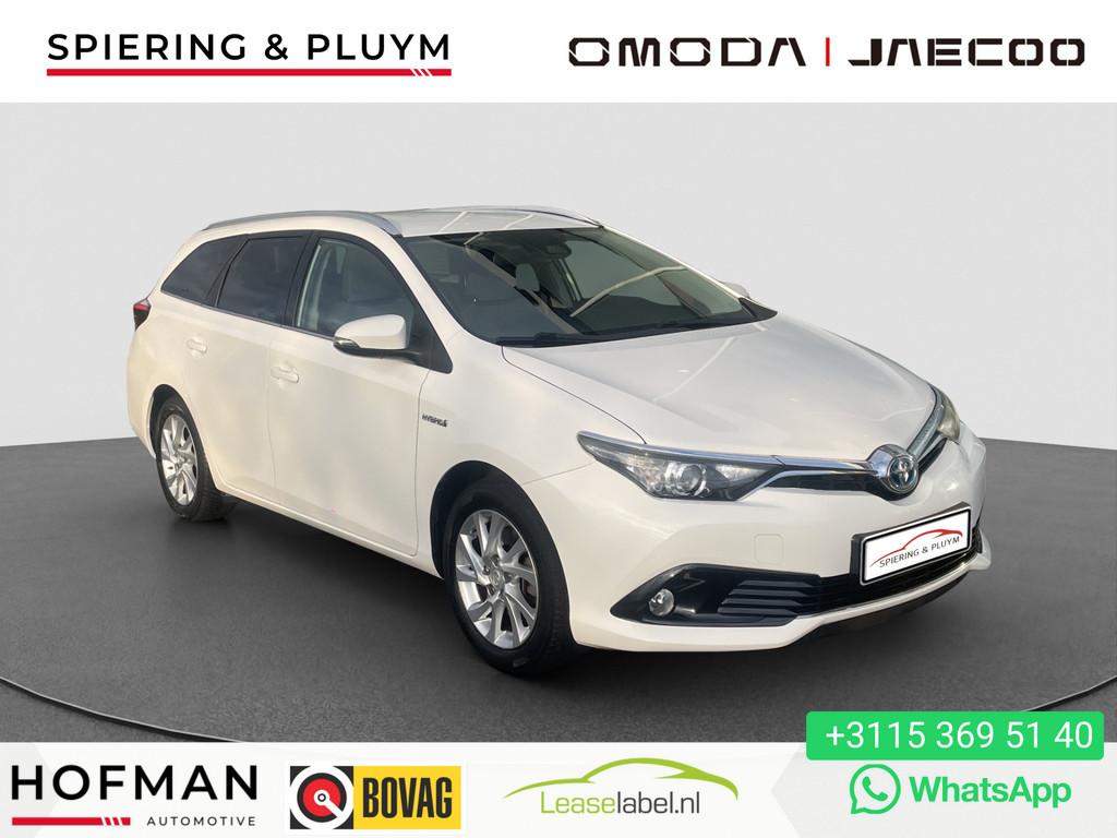 Toyota Auris TS 1.8 Hybrid Dynamic Go Climate | Navi | Keyle, Auto's, Toyota, 28 km/l, Gebruikt, Euro 6, Wit
