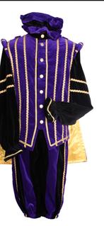 Luxe Pietenkostuum - Hoofdpiet Paars/Zwart, Ophalen of Verzenden, Zo goed als nieuw, Pak of Jurk