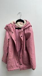 Roze regenjas maat 134/140 Hema, Ophalen, Gebruikt, Jas