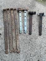 Oude scharnieren - diverse maten, Ophalen of Verzenden, Nieuw, IJzer, Scharnier