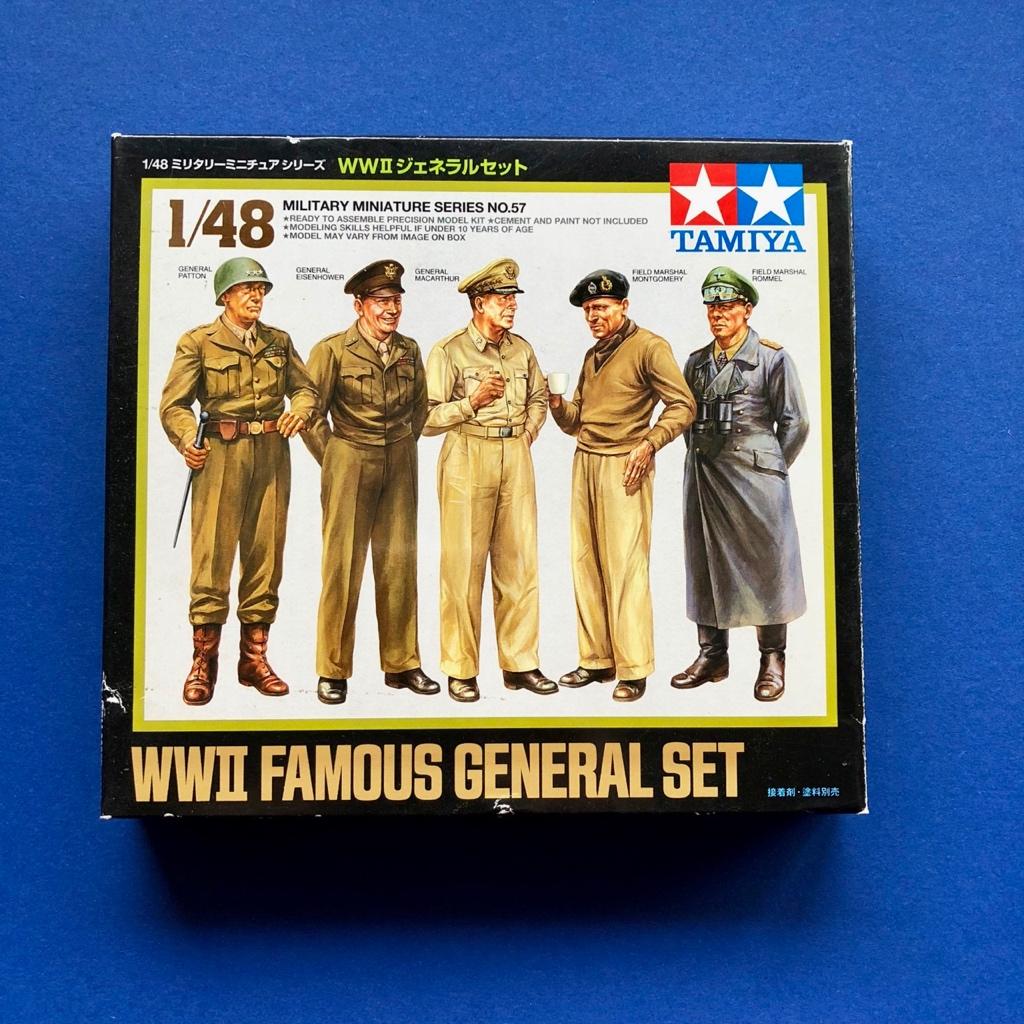 Tamiya	32557	WWII Famous General Set	1/48, Hobby en Vrije tijd, Modelbouw | Figuren en Diorama's, Verzenden, Nieuw, 1:35 tot 1:50