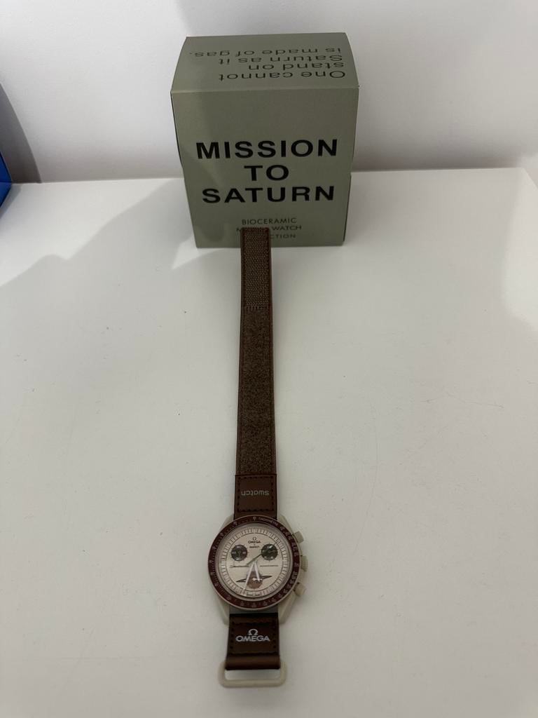 Omega x Swatch Mission to Saturn, Ophalen of Verzenden, Nieuw