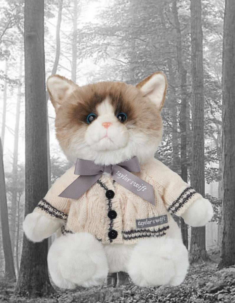 Taylor Swift - FOLKLORE ALBUM CARDIGAN PLUSH CAT, Ophalen of Verzenden, Nieuw