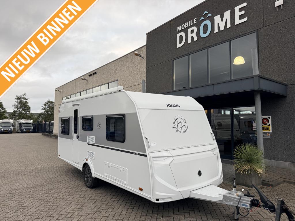 Knaus Sport 500 EU Enkele bedden, Caravans en Kamperen, Rondzit, Bedrijf, 5 tot 6 meter, Knaus