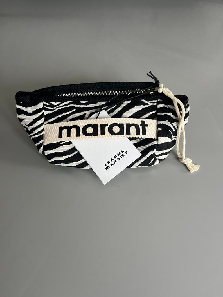 Nieuw! Isabel Marant clutch tasje met rits zwart wit, Sieraden, Tassen en Uiterlijk, Tassen | Damestassen, Ophalen of Verzenden
